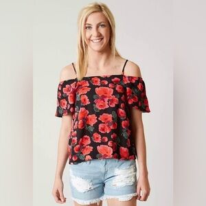 Billabong cold shoulder top